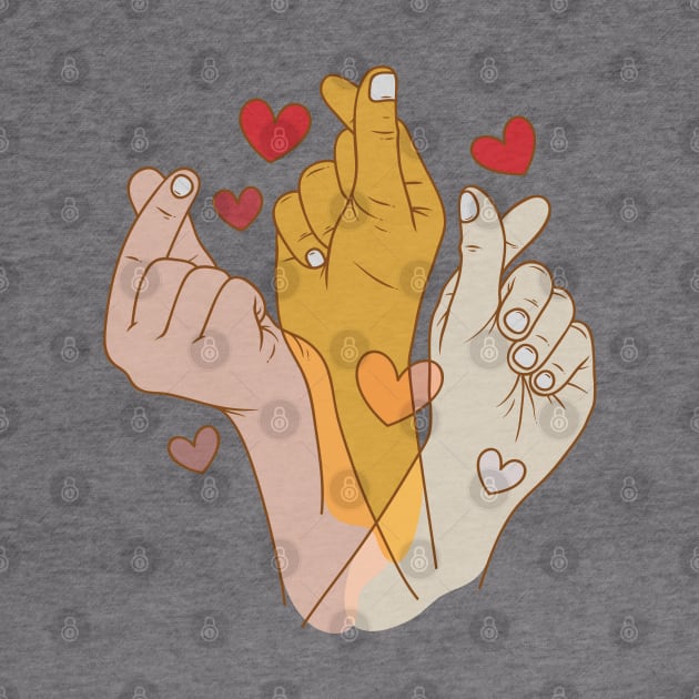 Finger heart by PG